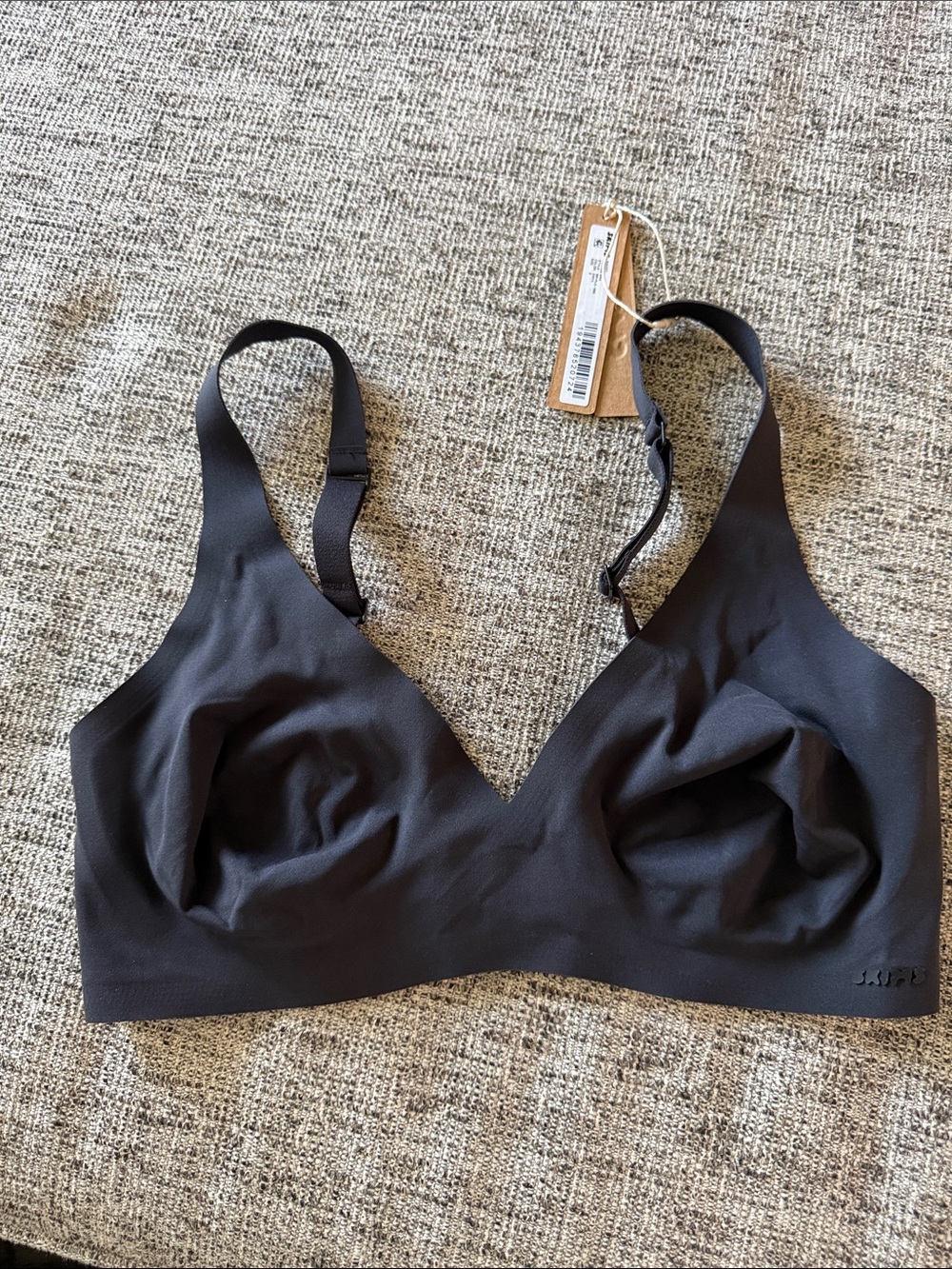 Skims naked plunge bra small onyx